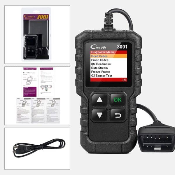 Appareil de diagnostic OBD2 WiFi, appareil de diagnostic de voiture OBD2  ELM327, scanner de diagnostic OBD