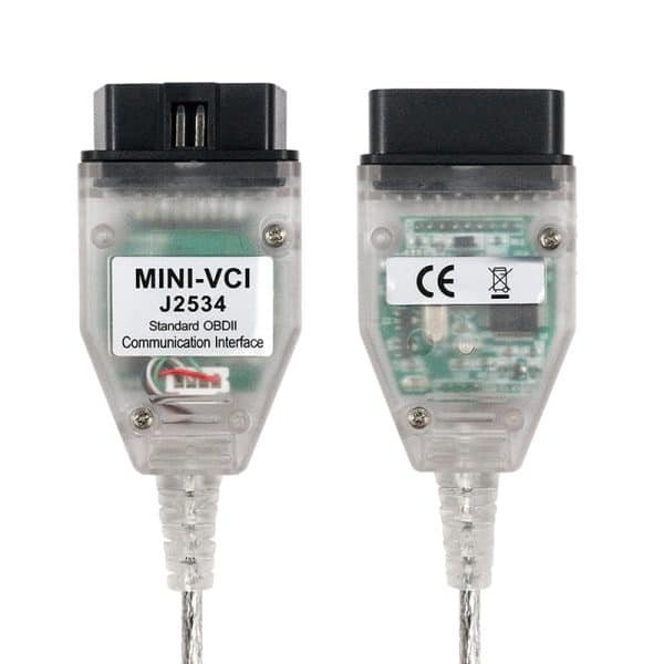 Meilleur Mini VCI OBD2 câble de Diagnostic automobile, connecteur d’interface pour Toyota TIS Techstream MINI-VCI J2534 FTDI FT232RL