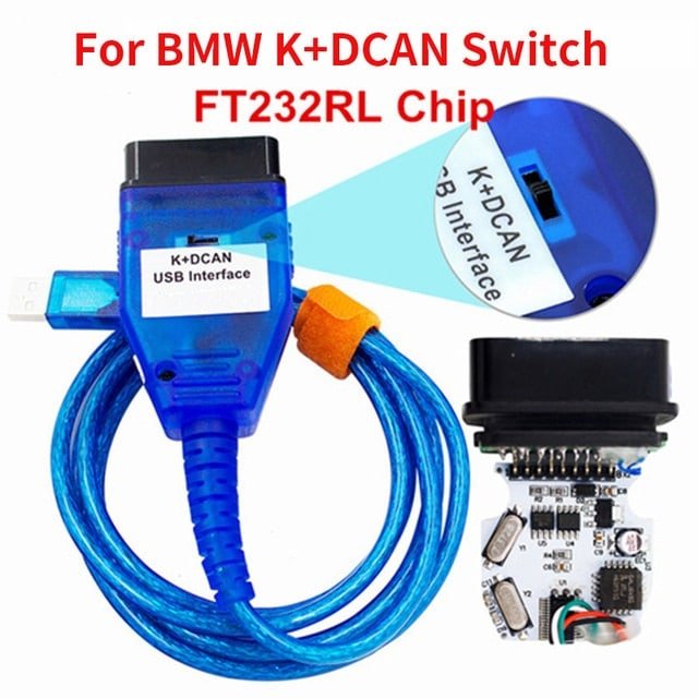 Inpa Bmw K+can K+dcan pour Bmw Diagnostic Test Cable avec