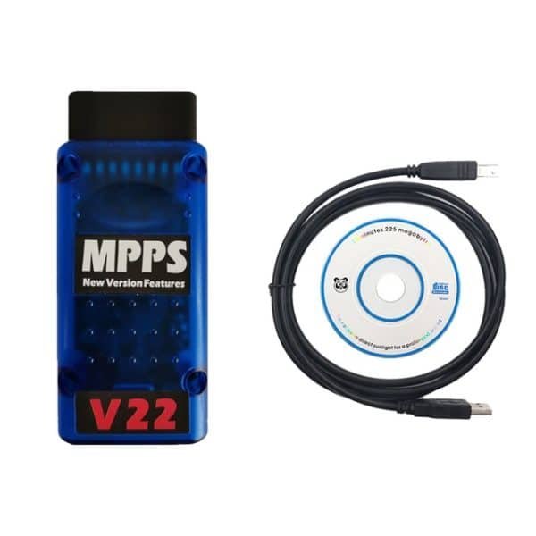 MPPS V22 V18 PRO (CAN + K-LINE) – Meilleur outil de réglage de puce ECU V22 MPPS V22.2.3.5, outil principal TRICORE MULTIBOOT avec câble Tricore de dérivation, meilleur que mpps V18