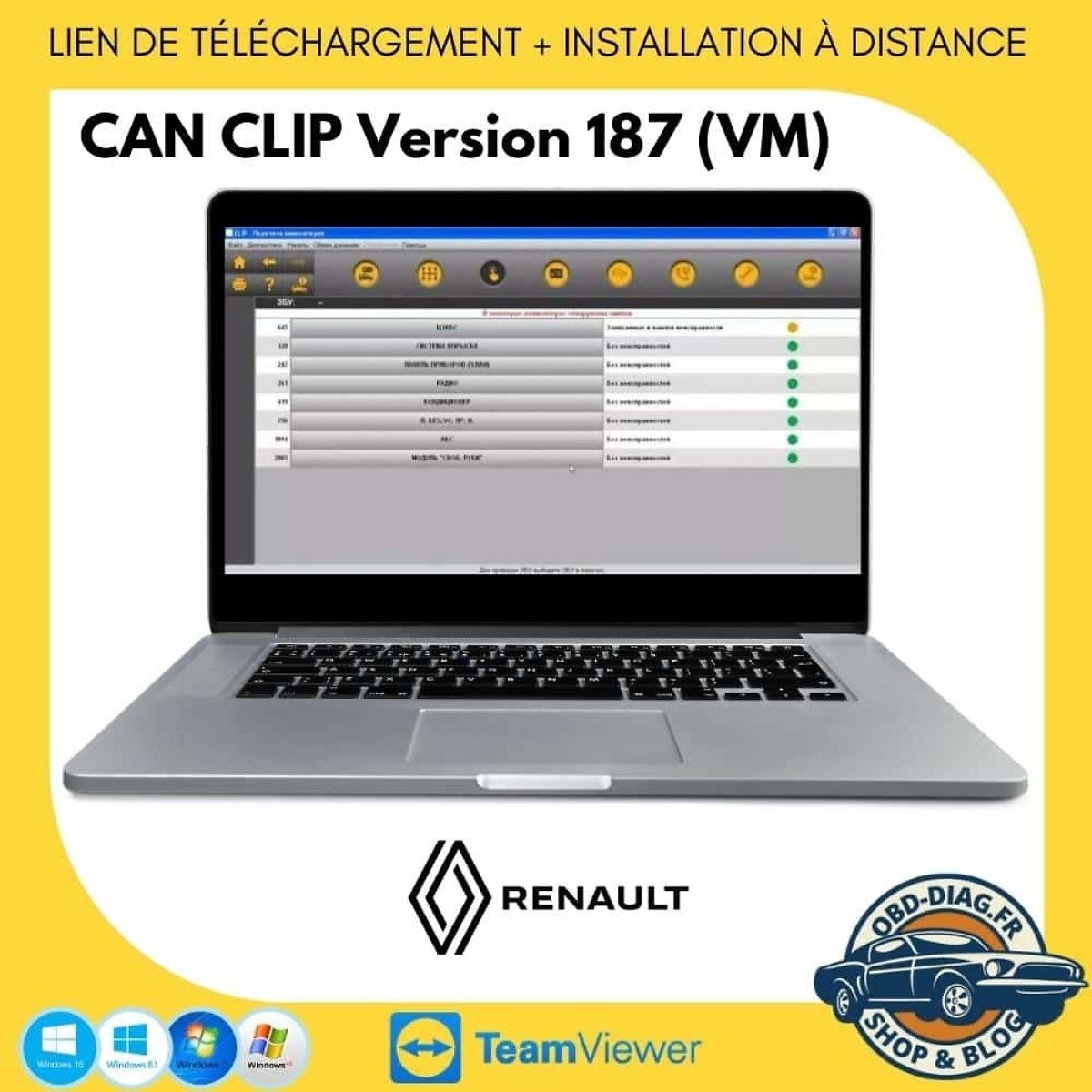 Logiciel Can Clip V187 FullPack VMware T L CHARGEMENT OBD Diag logiciel-can-clip-v187-fullpack-vmware-t-l-chargement-obd-diag