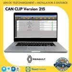 Logiciel Can Clip V236 - V216 - V212 - V211 - V207 pour Renault OBD2, Diagnostic CanClip V205 Reprog V191, dernière mise à jour jusqu'a 2029
