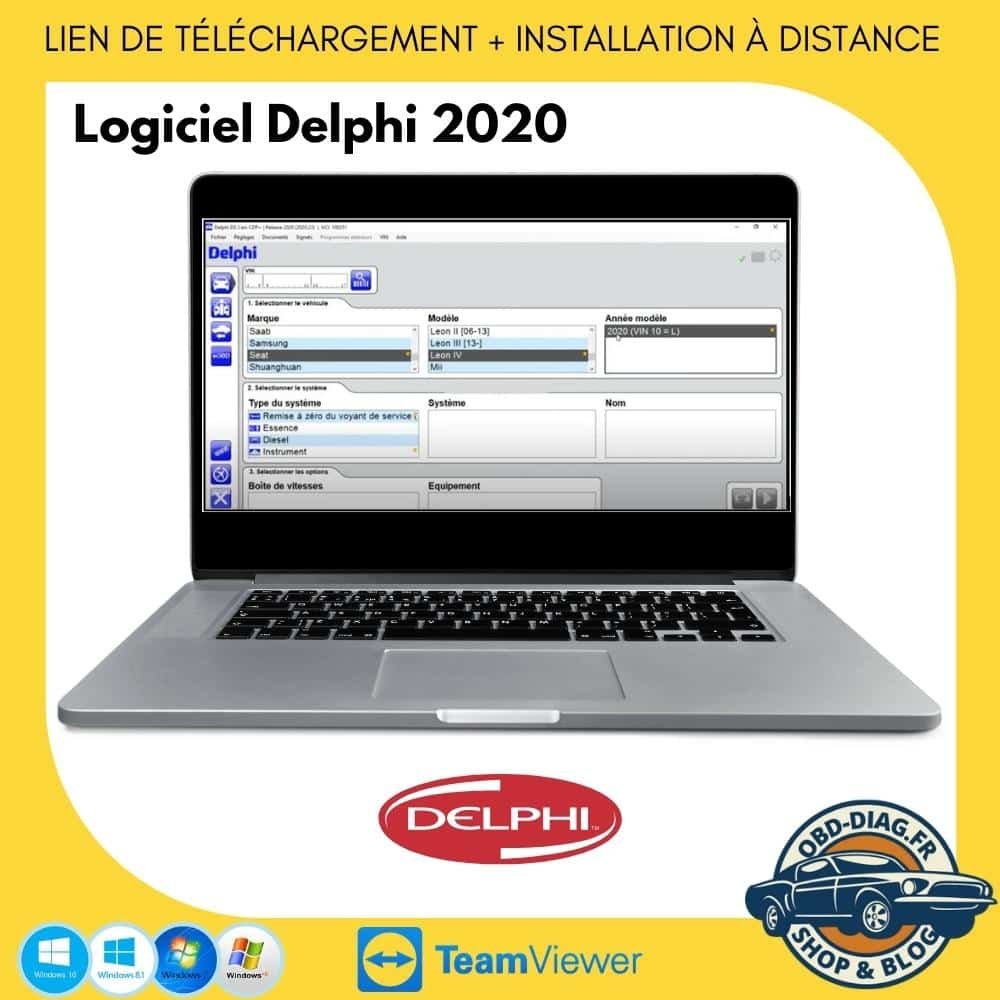 Logiciel Delphi 2020 - (TELECHARGEMENT) -  - Valise Diagnostique  Pour Voiture/moto/camion