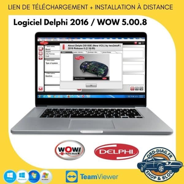 Logiciel Delphi 2016 & WOW 5.00.8 - TELECHARGEMENT