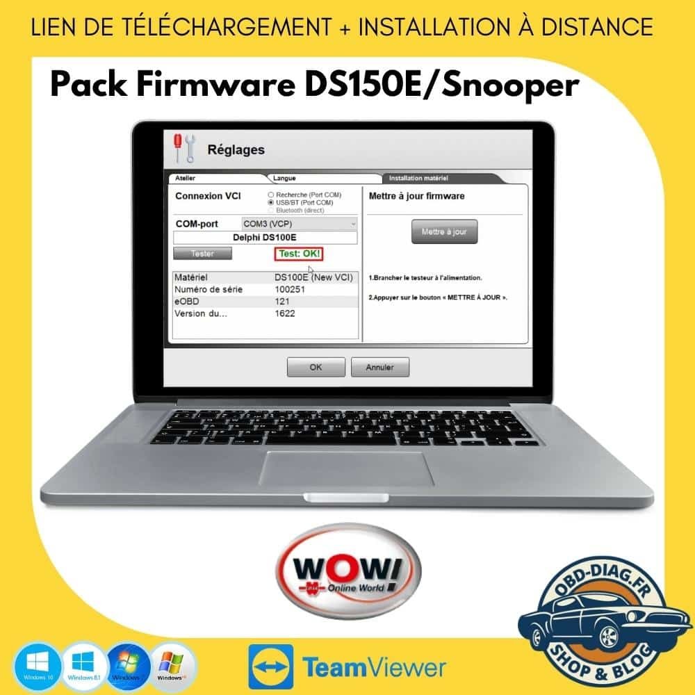 Pack firmware Ds150e/Snooper - Téléchargement