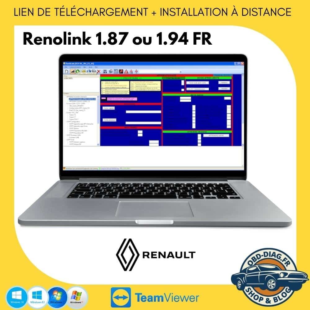 Logiciel Renolink V1.52/1.87 - TELECHARGEMENT