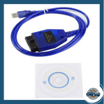 Câble USB Scanner VAG KKL - Interface de Diagnostic OBD2 avec Puce FTDI FT232RL pour VAG 409.1 KKL, Version 409.1