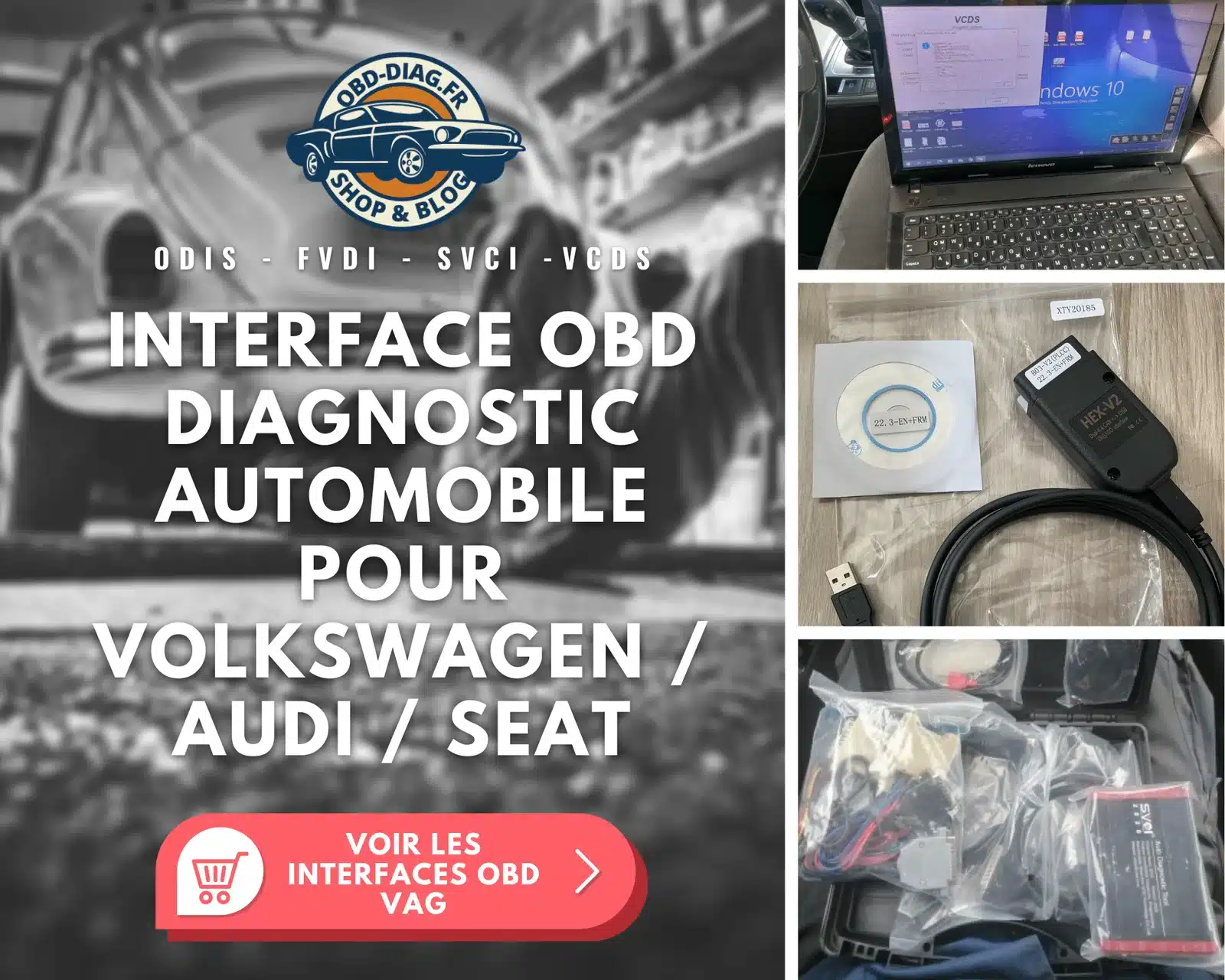 OBD DIAG 🇫🇷 Valise diagnostic OBD - Boutique de Valise OBD pas cher