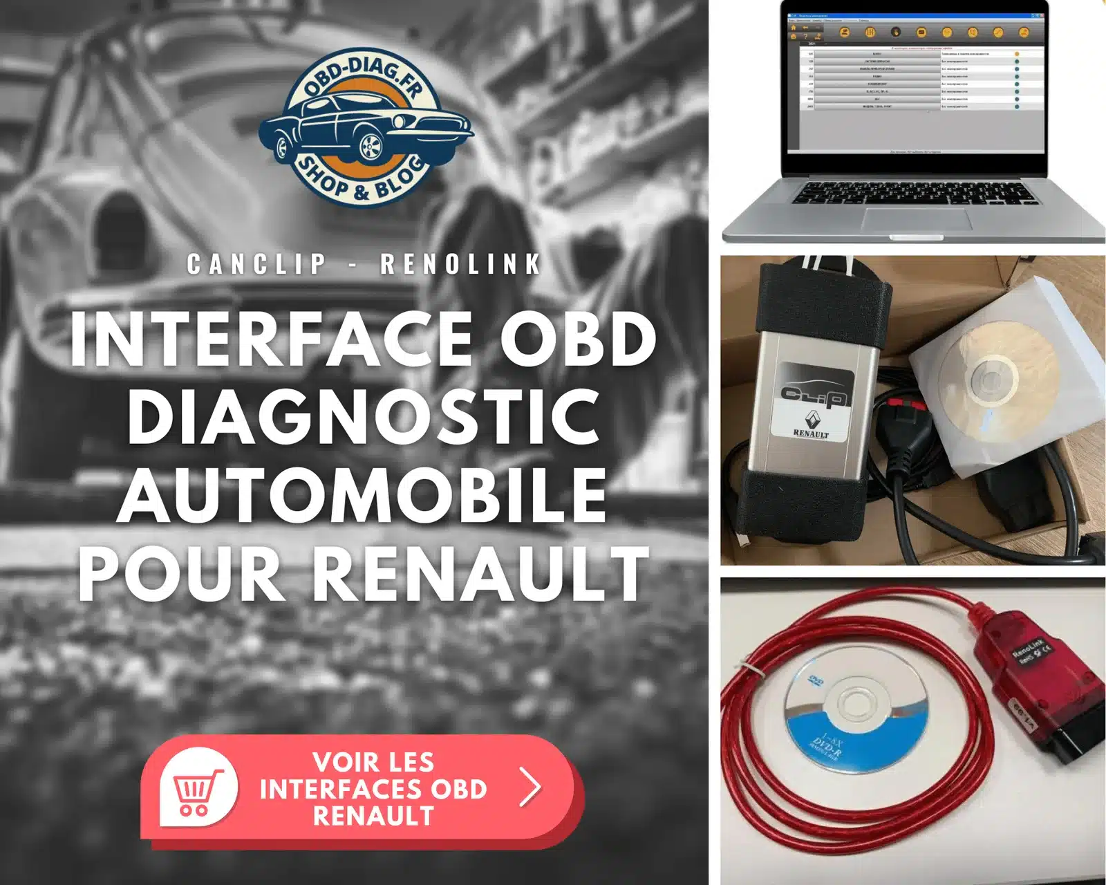 OBD DIAG 🇫🇷 Valise diagnostic OBD - Boutique de Valise OBD pas cher